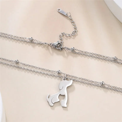 Collier Two Worlds Official - Pendentif Chien