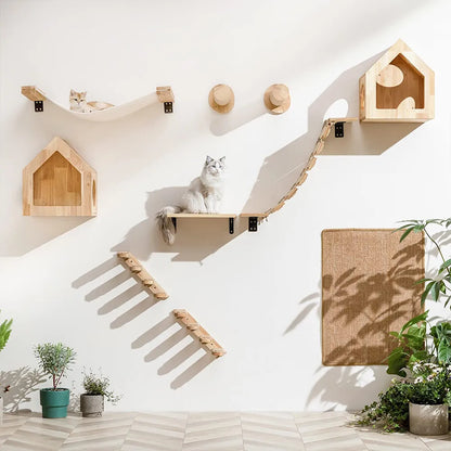 Climbing set for cats