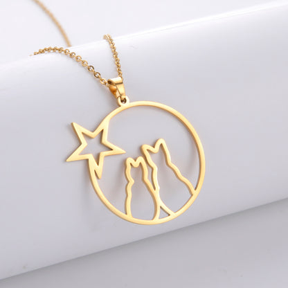 Collier Two Worlds Official - Pendentif Chat