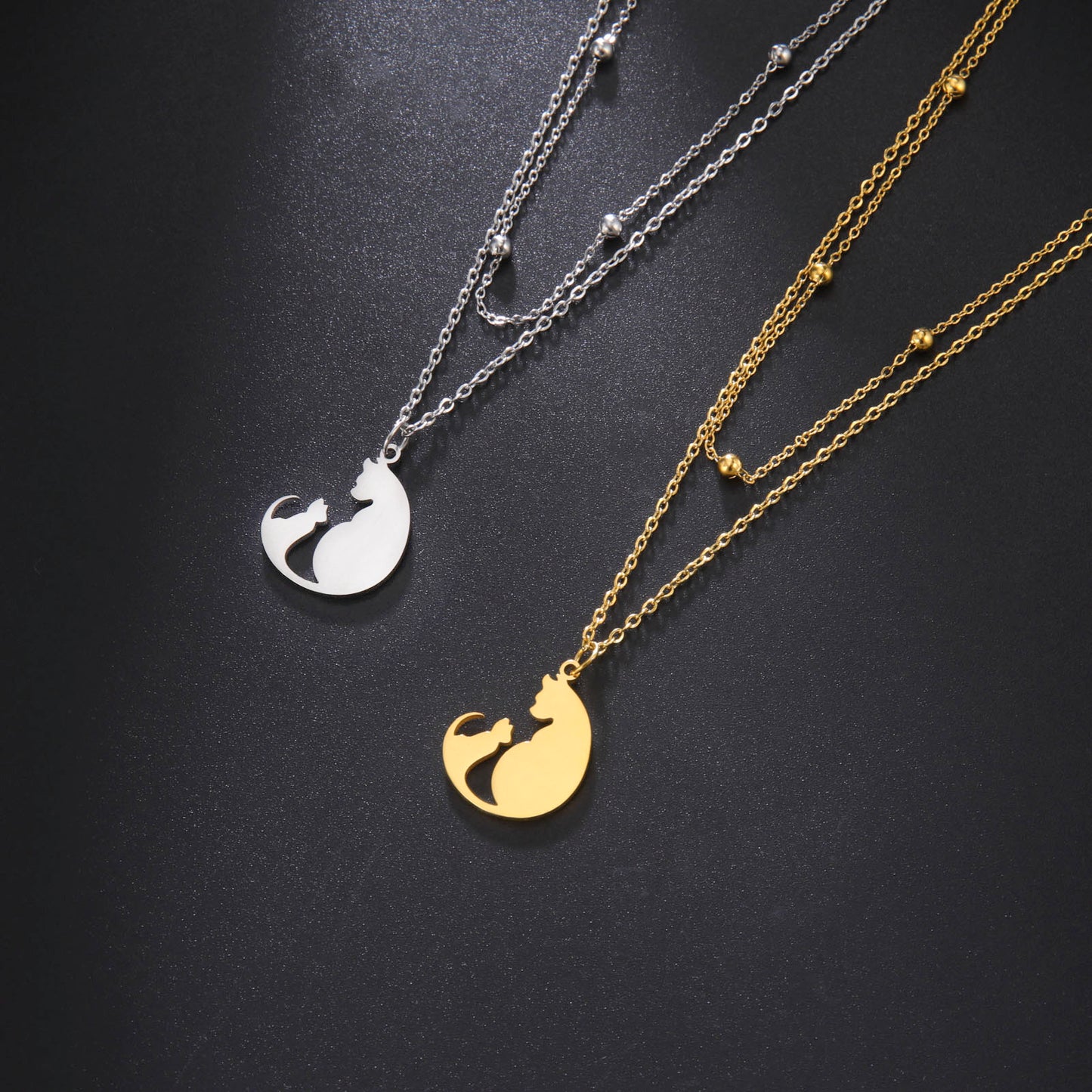 Collier Two Worlds Official - Pendentif Chat