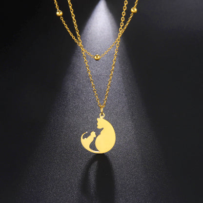 Collier Two Worlds Official - Pendentif Chat