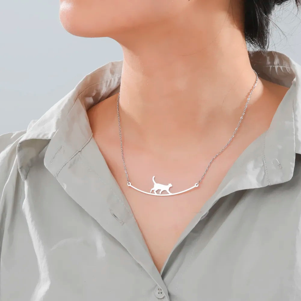 Collier Two Worlds Official - Pendentif Chat