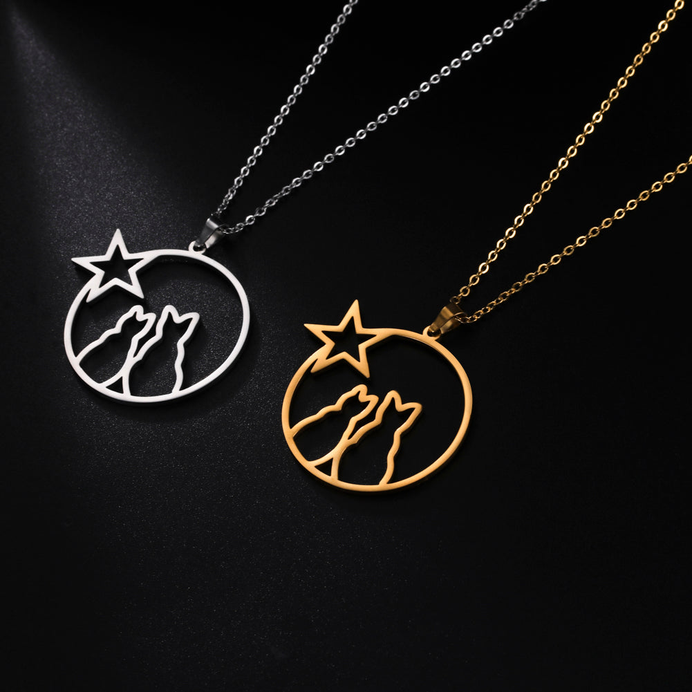 Collier Two Worlds Official - Pendentif Chat