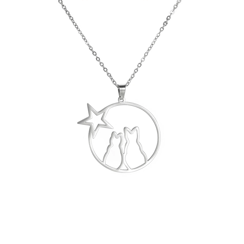 Collier Two Worlds Official - Pendentif Chat